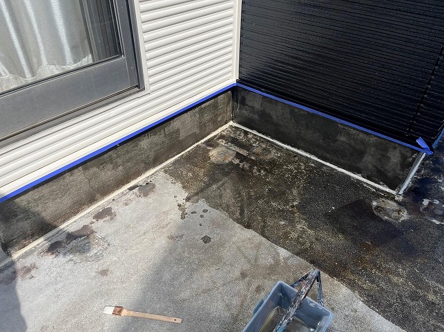 富士河口湖町　ウレタン防水工事